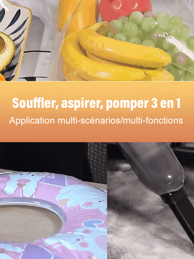 Aspirateur portable multifonctionnel pour voiture
