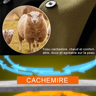 Nouveau manteau en tweed tempérament automne hiver