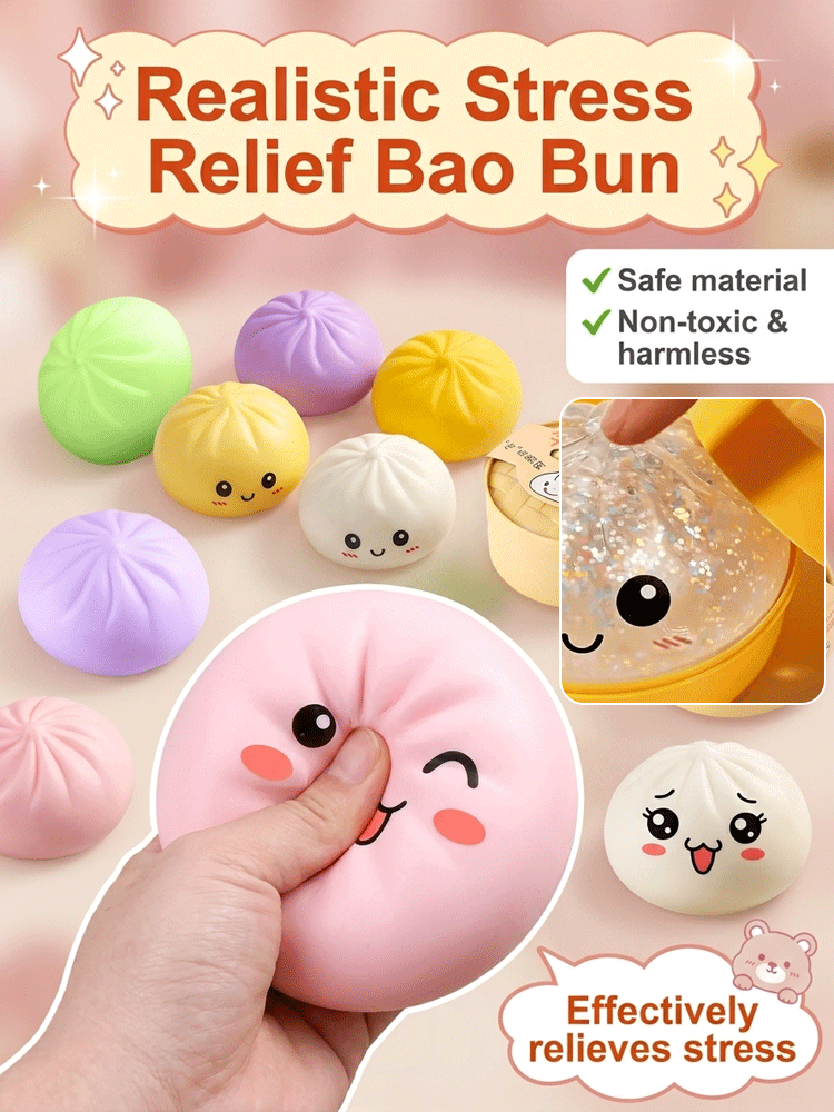 Fun Stress Relief Squeeze ASMR  Toy - 10,000 Squeezes Without Deformation- Baby Soft Touch 