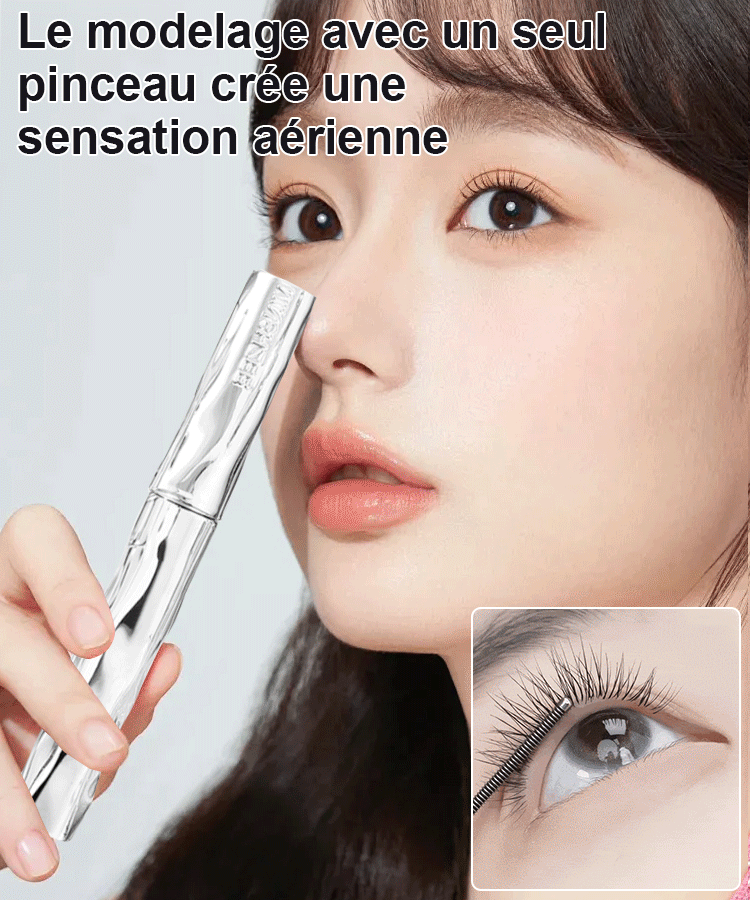 [agrandir les deux yeux] petit tube en acier Mascara