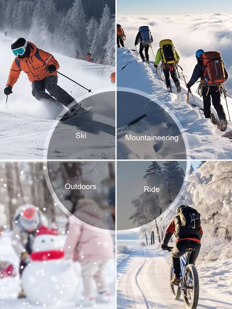 Winter outdoor windproof and warm cycling hat