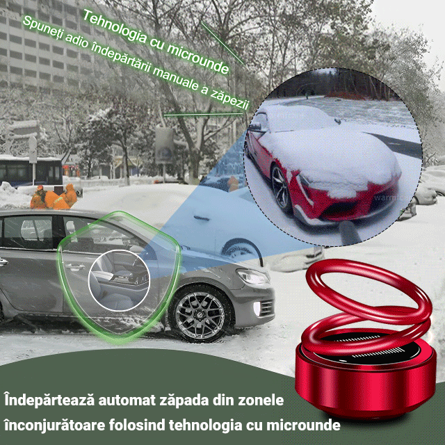 Dezghețătorul dublu cu suspensie pentru mașină