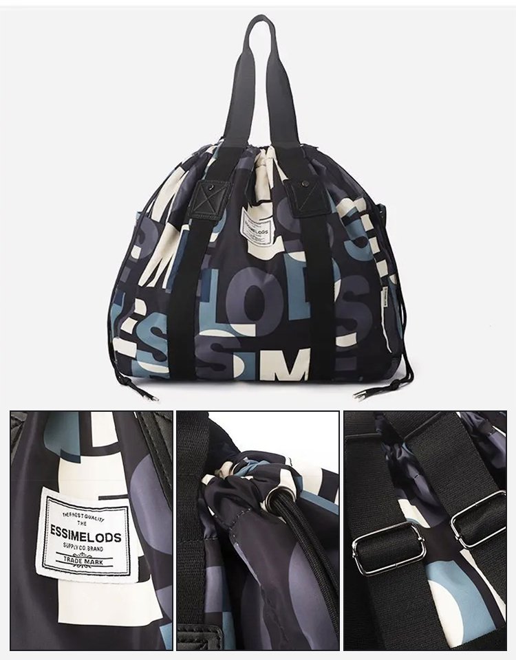 多機能大容量プリントリュック