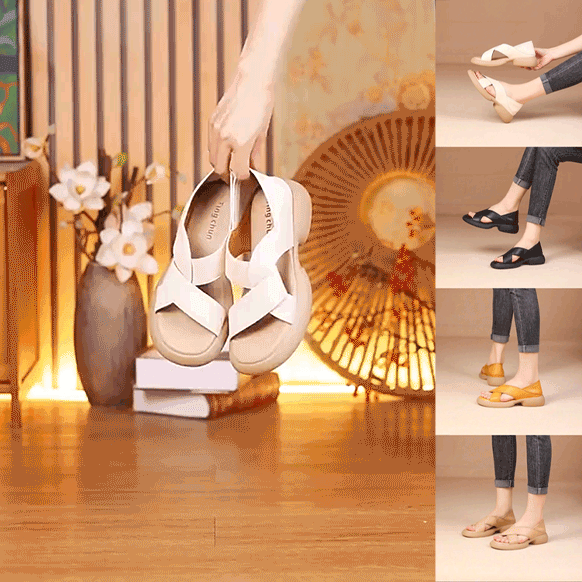 春/夏用スリッポンサンダル
