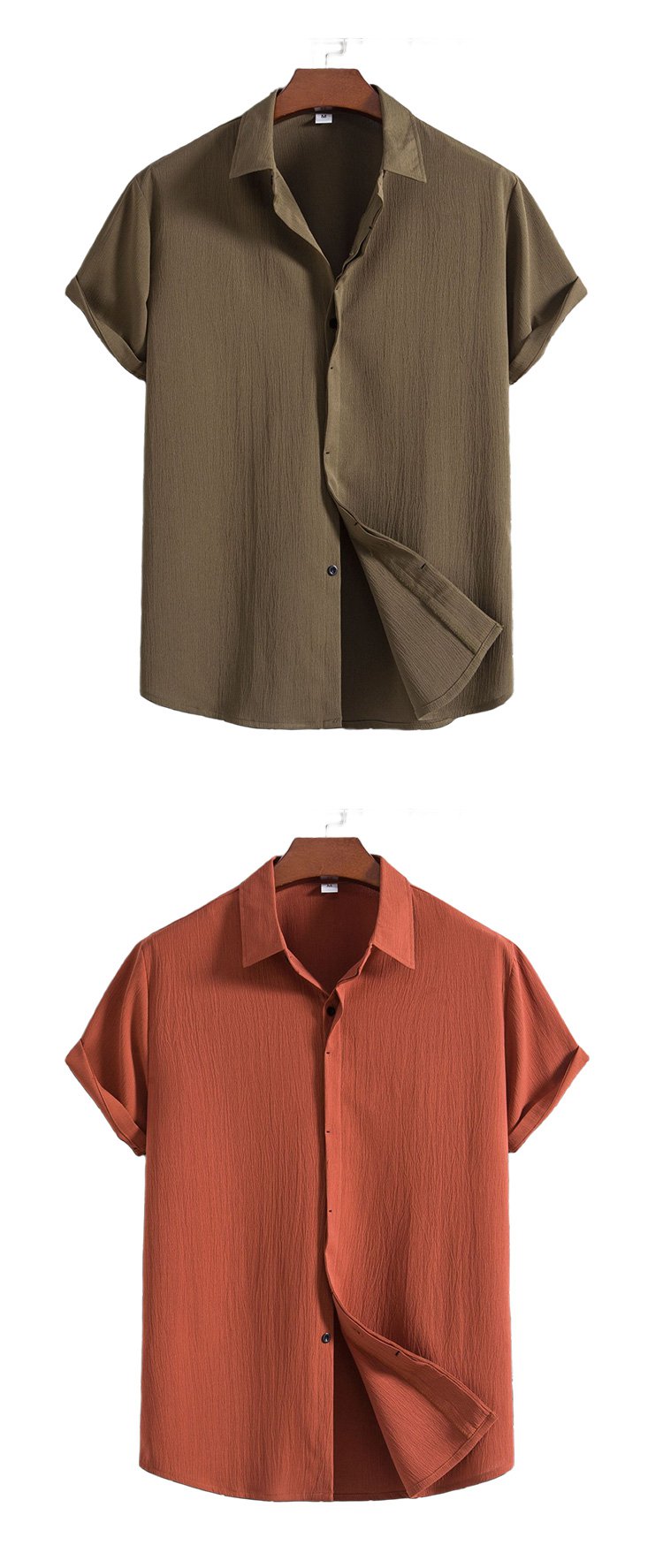 ナチュラル素材の肌に優しいシャツ