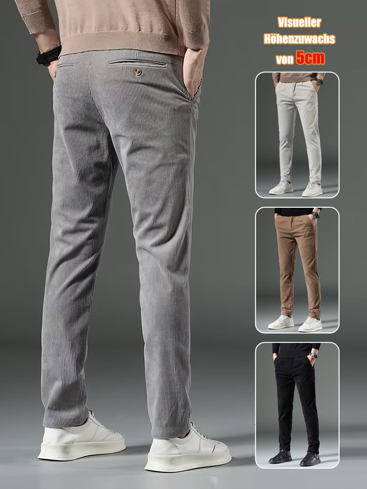 Cord Freizeithose mit geradem Bein für Männer