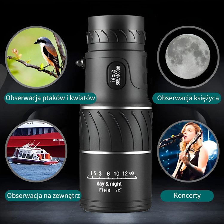 Lornetka monokularowa o wysokiej rozdzielczości