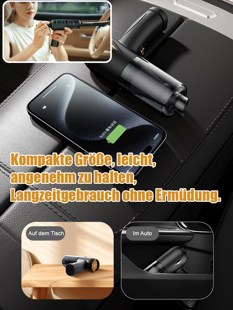 Doppelter elektrischer Staubsauger mit Licht und Gebläse