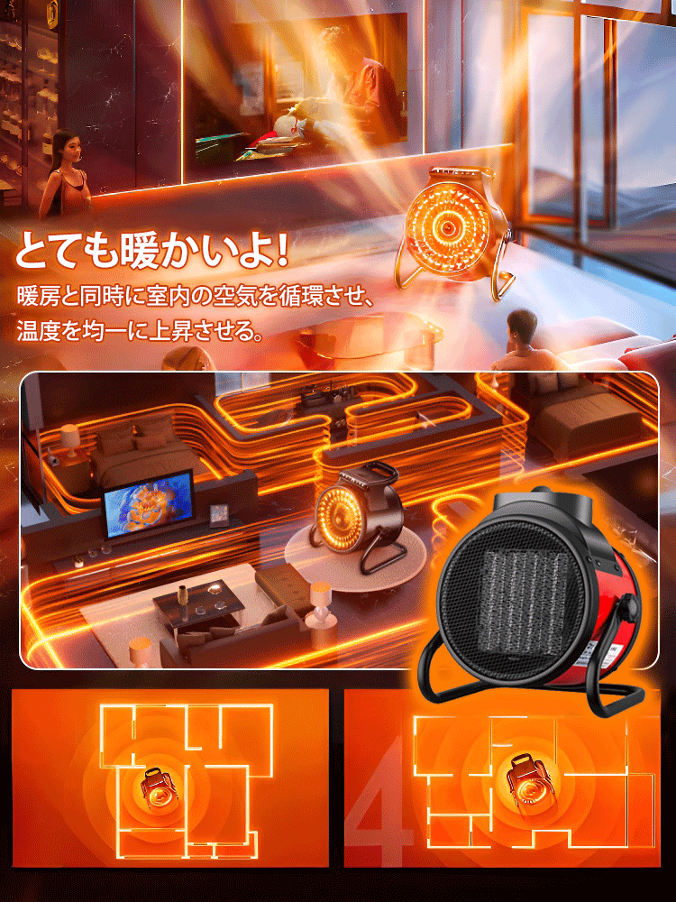 【ブランド直送、残り200台】電気ヒーター