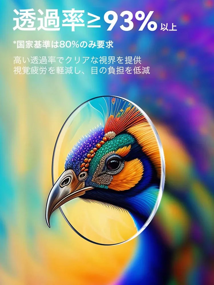 【福井県百年眼鏡工房】調光機能付き超軽量遠近両用リムレスチタン老眼鏡 