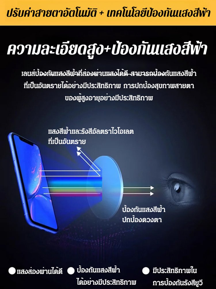 【เทคโนโลยีซูมขั้นสูง】แว่นสายตายาวคลาสสิก