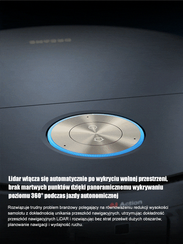 Robot zamiatający LiDAR