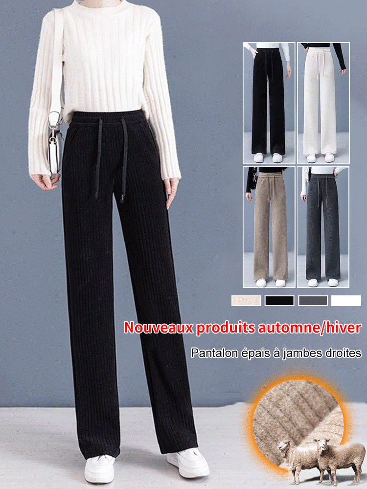 Pantalon large décontracté et confortable