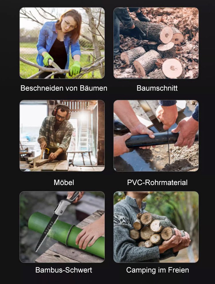 Haushaltsklappsäge aus Manganstahl