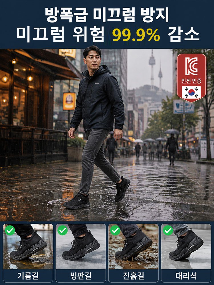 키높이 방수 아웃도어 운동화