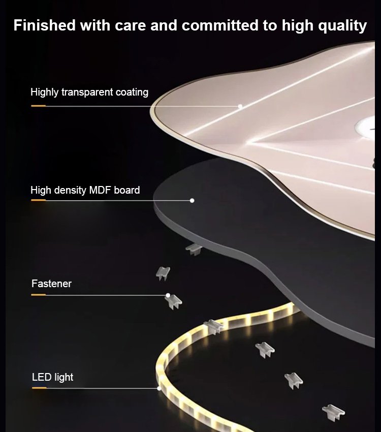 Acrylic Decorative Painting Clock