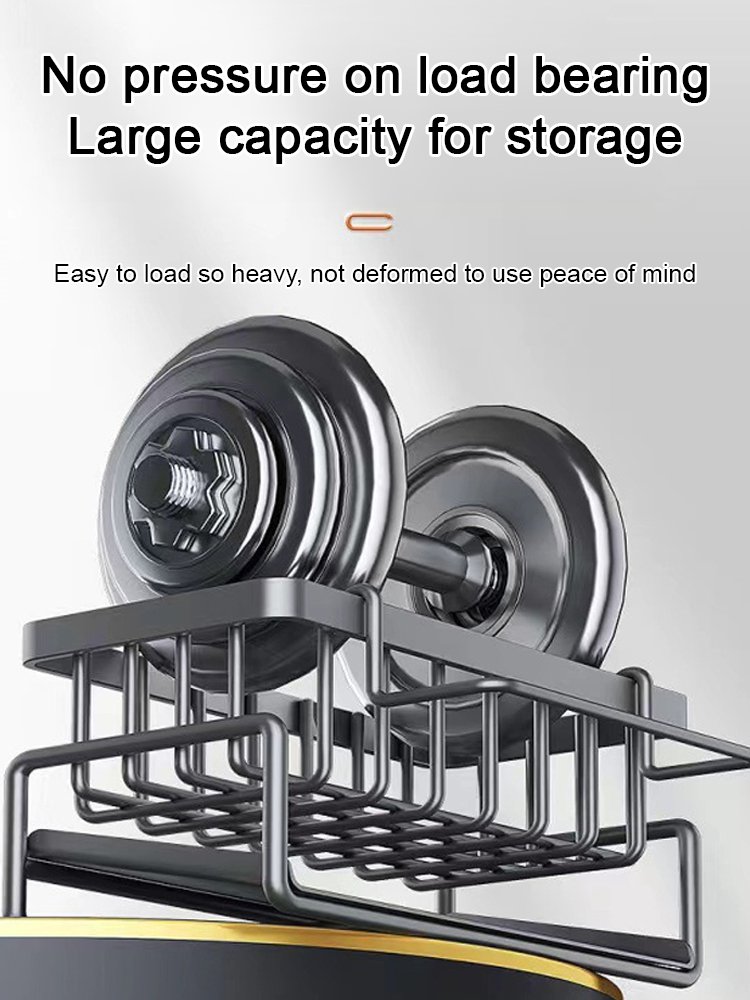 Multi-functional kitchen storage rack sink drainer rack