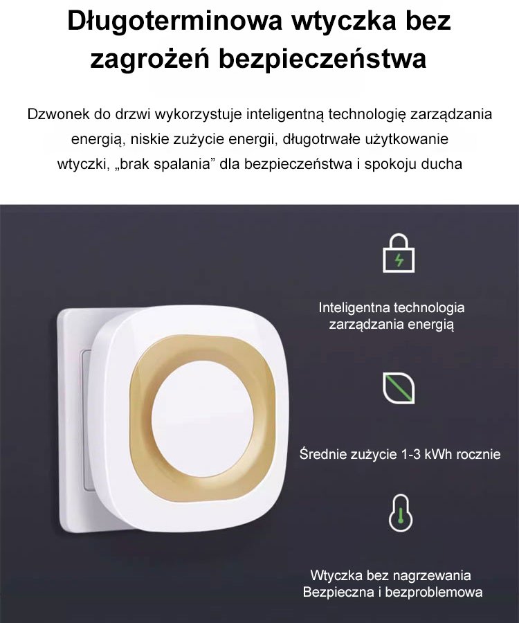 Samozasilający się dzwonek do drzwi