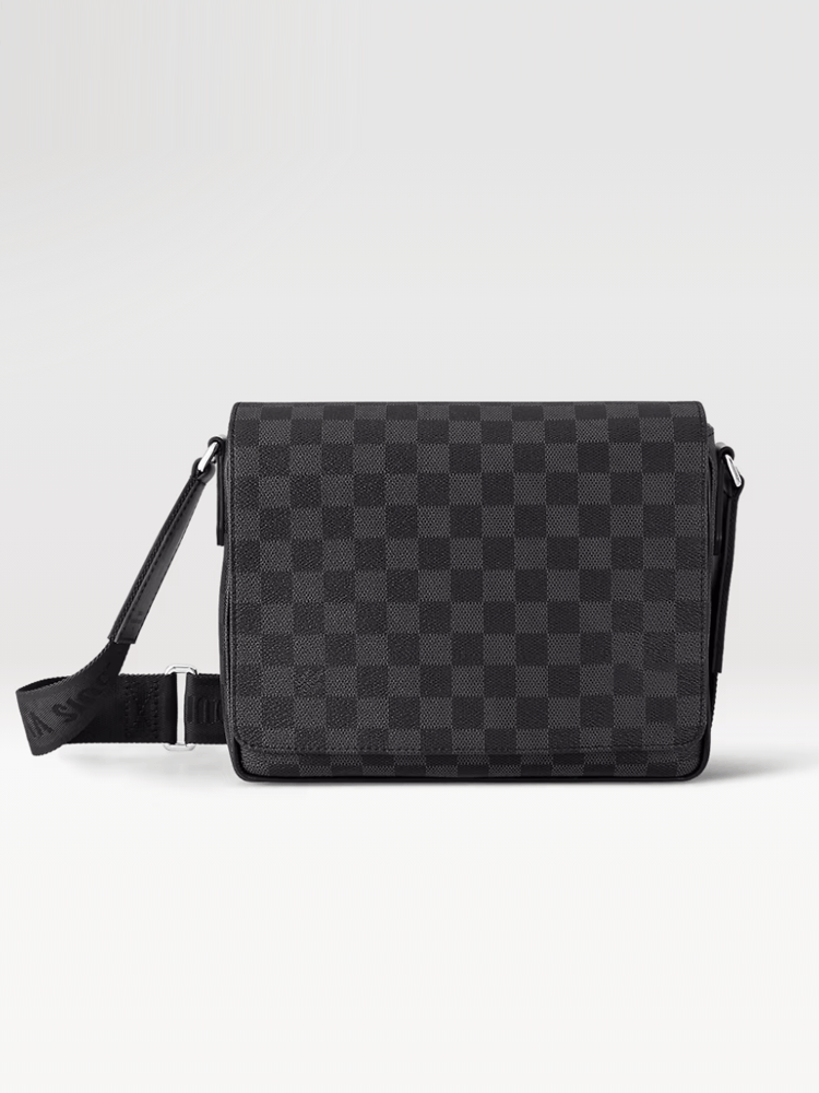 チェッカー柄ショルダーバッグ