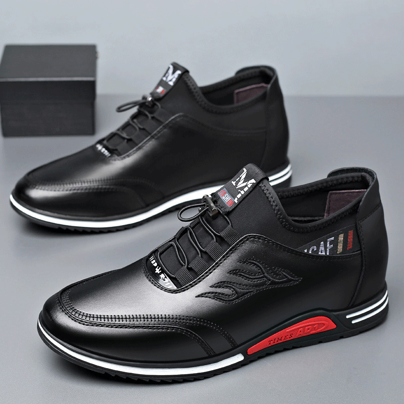 Men's casual and comfortable shoes with elevated height inside