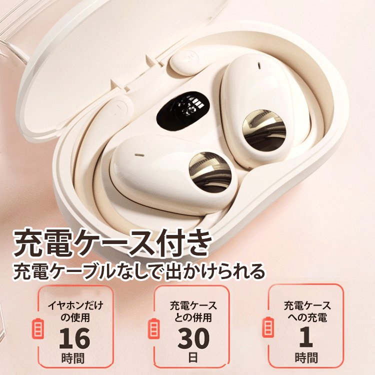 180° 回転式OWS Bluetoothイヤホン