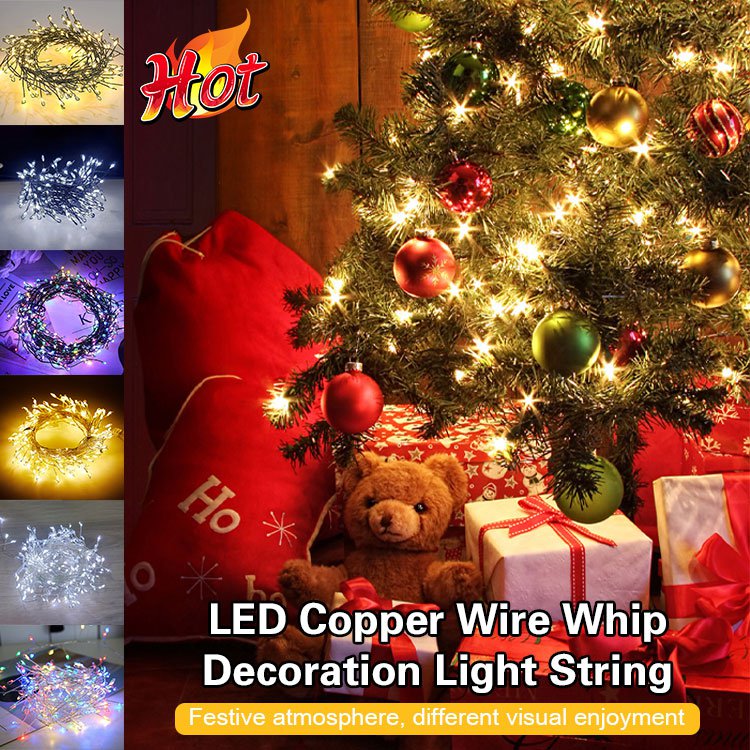 LED copper wire firecracker decorative light string