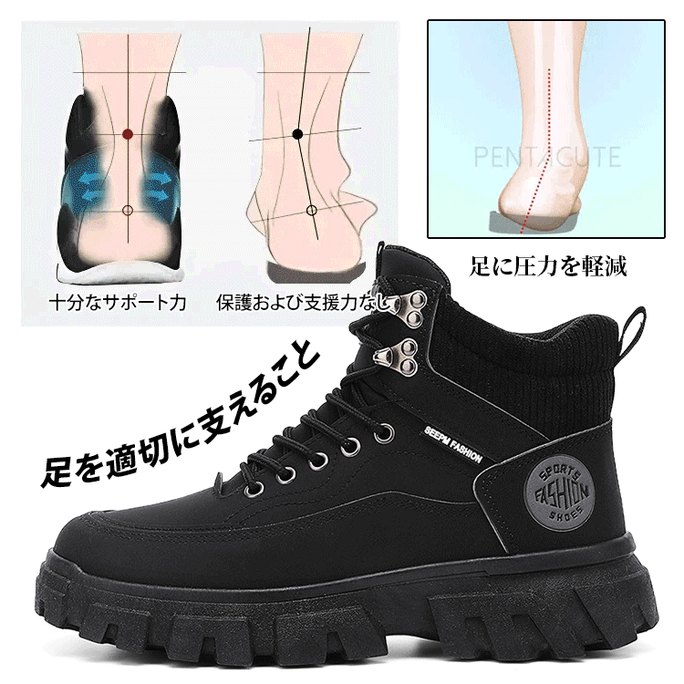  秋冬新作！耐磨户外马丁靴。機能とスタイルの融合。