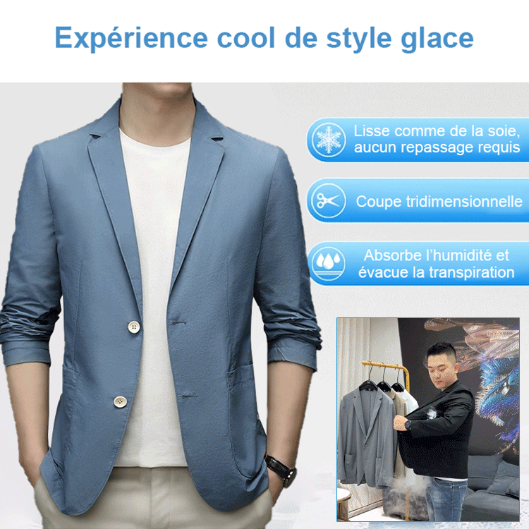 Blazer décontracté pour homme à l'allure mature