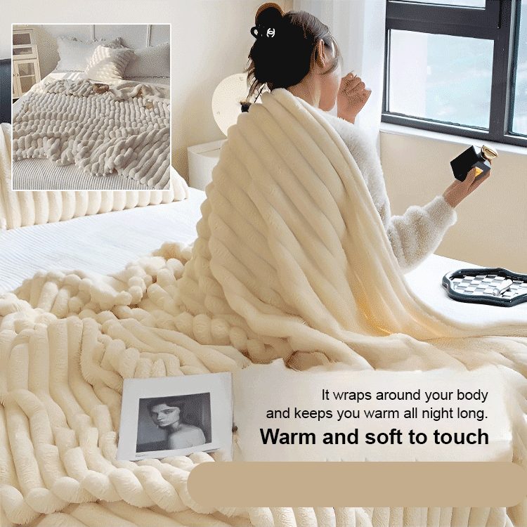 SL-High Quality Flannel Thickened Warm Blanket