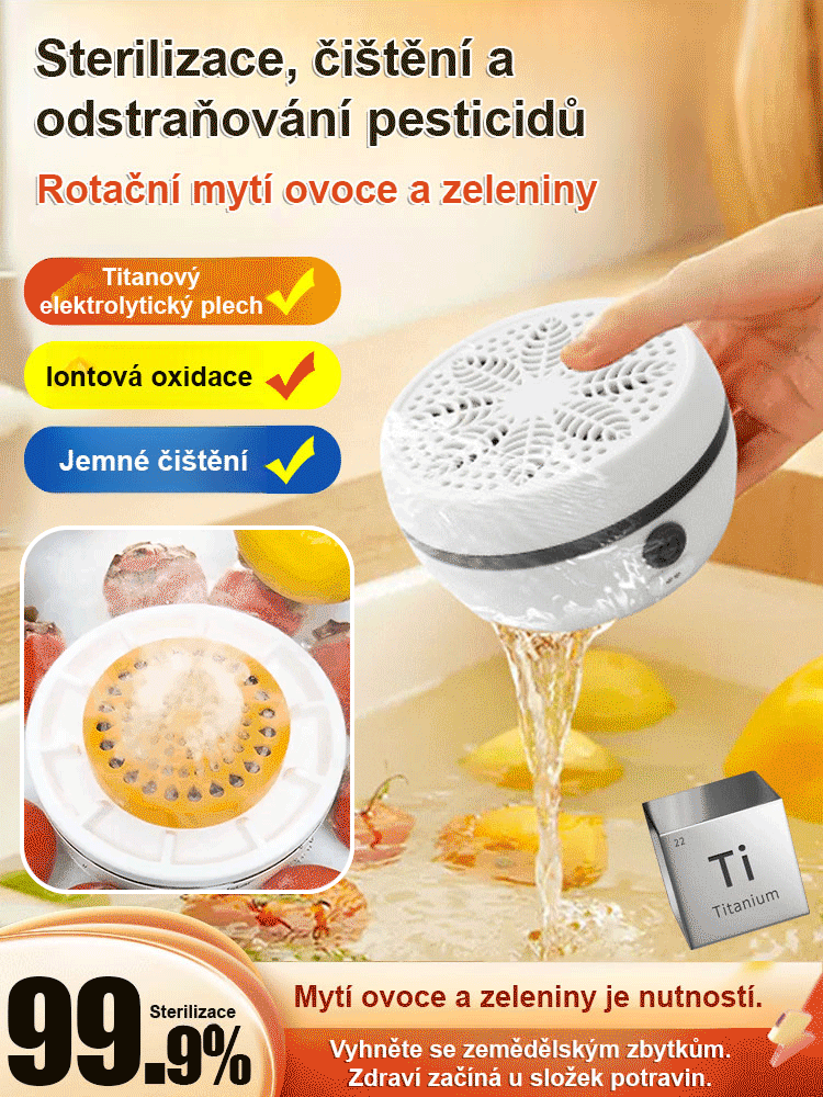 【Hands-free】 Automatická pračka zeleniny, myčka ovoce a zeleniny