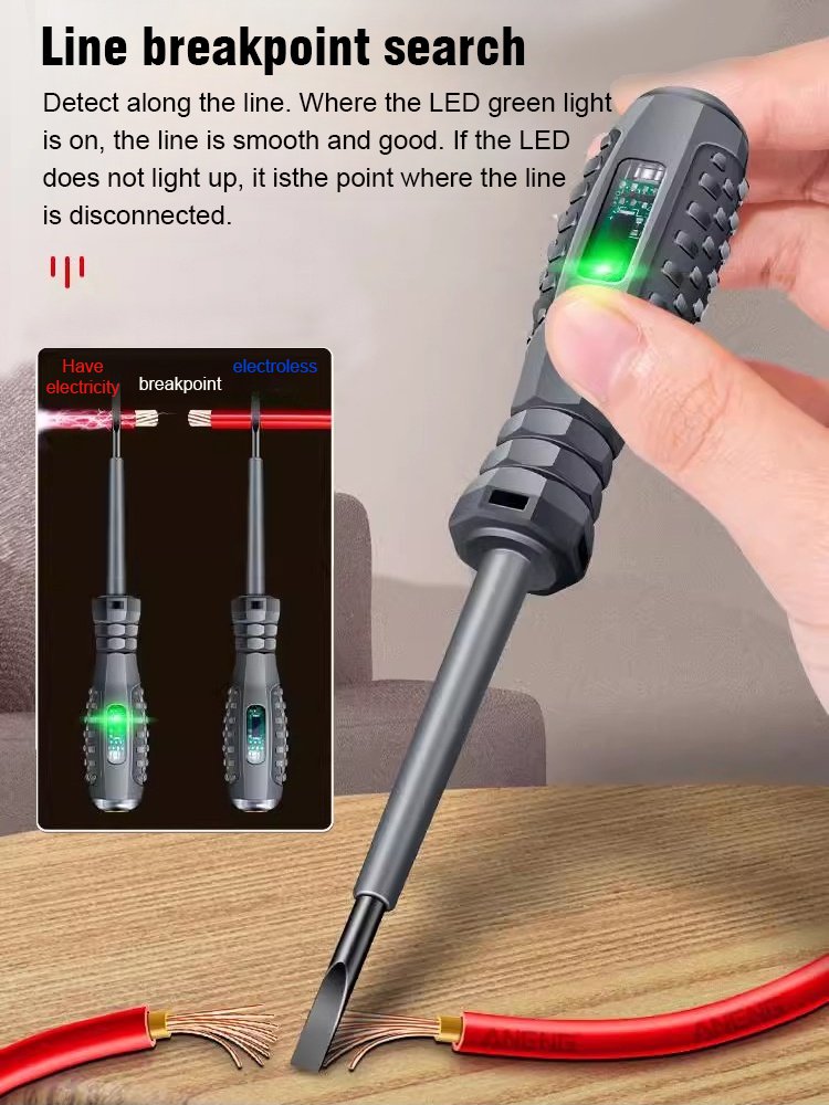 High Torque】High-lighted Colorful Light Stylus Screwdriver