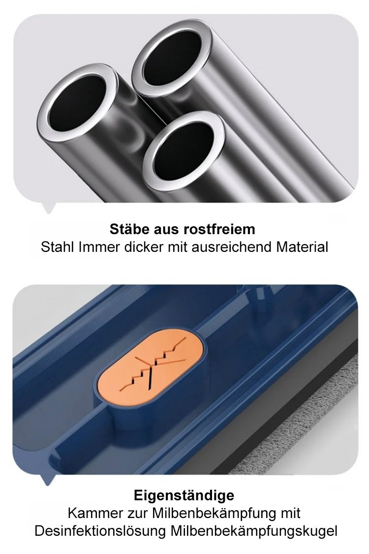 Komfortabler Griff des Selbst-Kompression Mopps