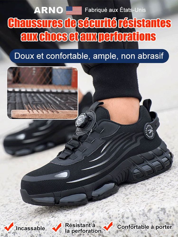 chaussures de sécurité antichoc et antiperforation