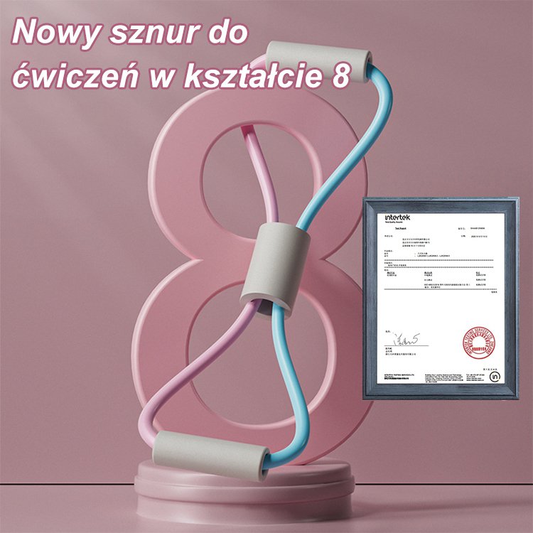 Ściągacz z kolorowym wzorem Macaroon w kształcie cyfry 8