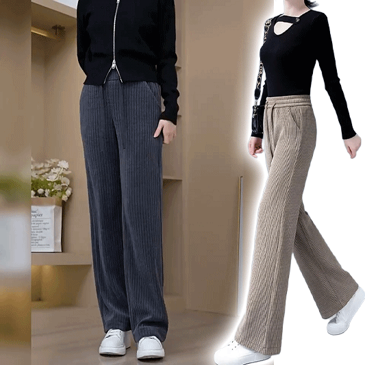 허리 고무 예쁜 다리 와이드 바지