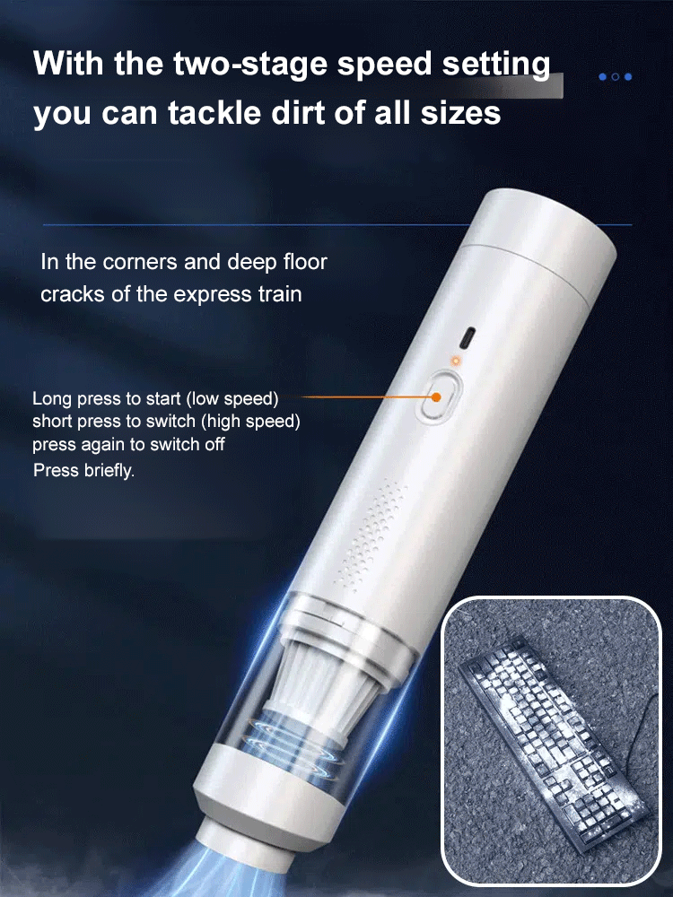 [Fanttik same style] Car wireless charging vacuum cleaner