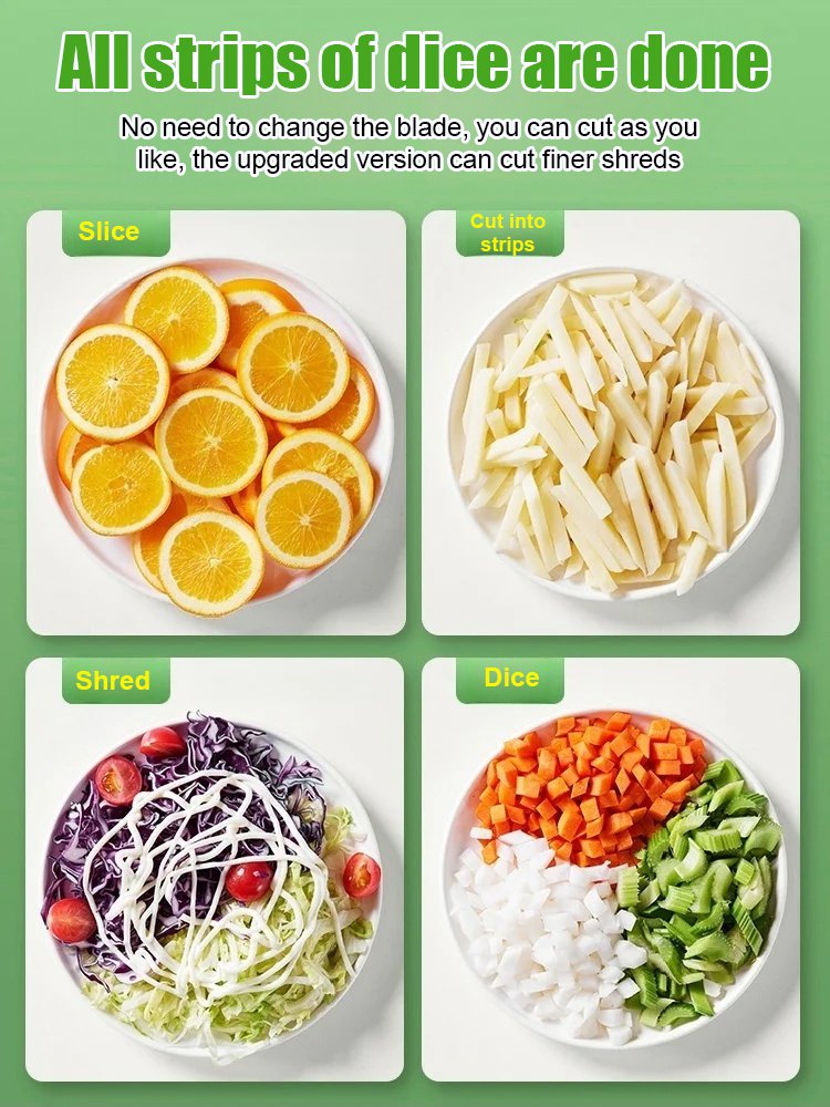 Multi-functional vegetable cutter for home use