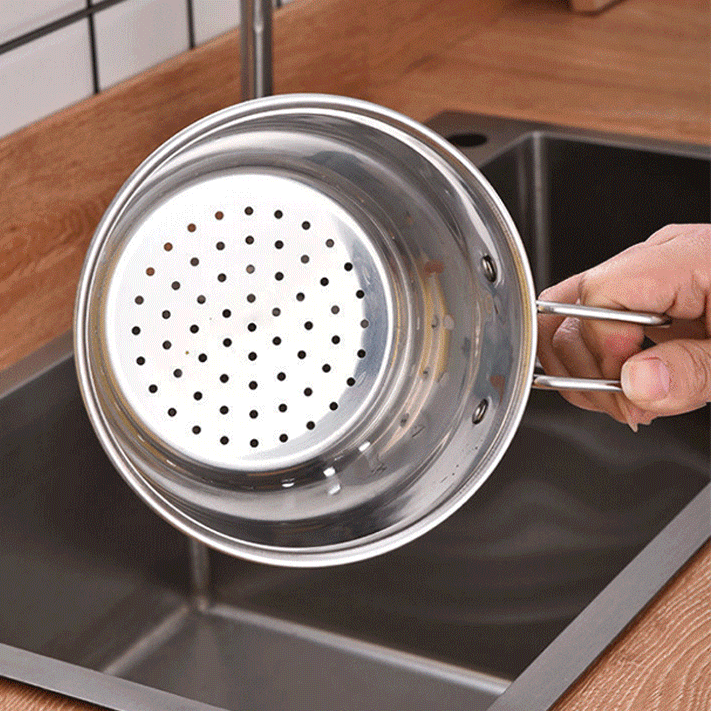 ステンレス水切り鍋