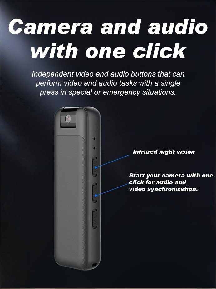 1080P infrared night vision portable recorder