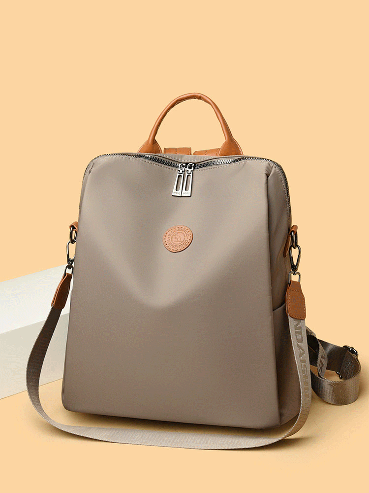 [롤러 캐리어에 수납 가능] 여러 개의 어깨끈 디자인, 두꺼운 옥스퍼드 원단 백팩