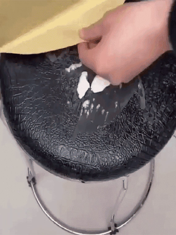 επιδιόρθωση καναπέ με αυτοκόλλητο δερμάτινο patch