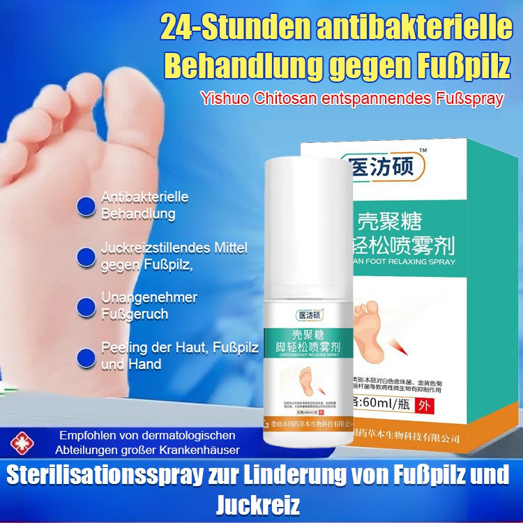 Medizinisches Chitosan Fußentspannungsspray