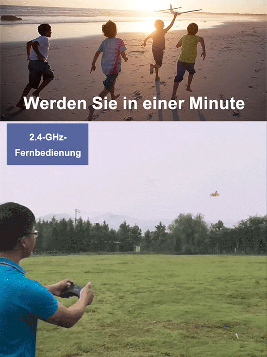 Wasserdichtes ferngesteuertes Flugzeug mit LED-Licht