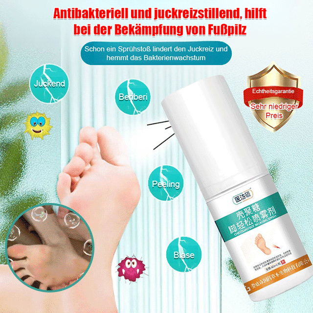 Medizinisches Chitosan Fußentspannungsspray