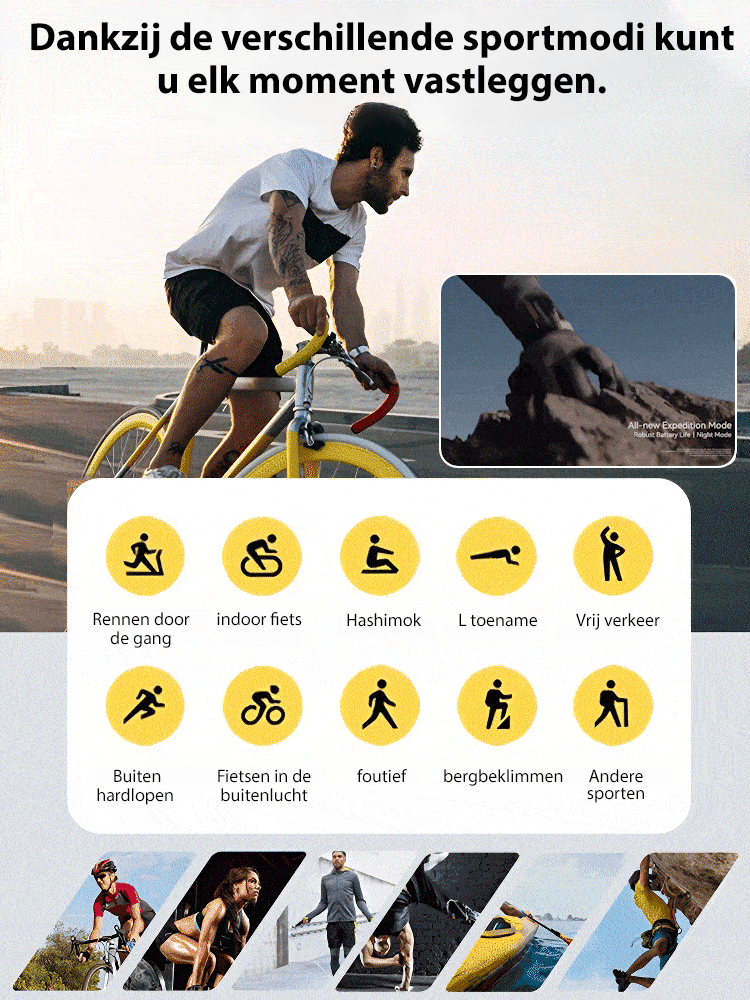 WATCH4PRO Ruimte Verkenning Ronde Scherm Smartwatch