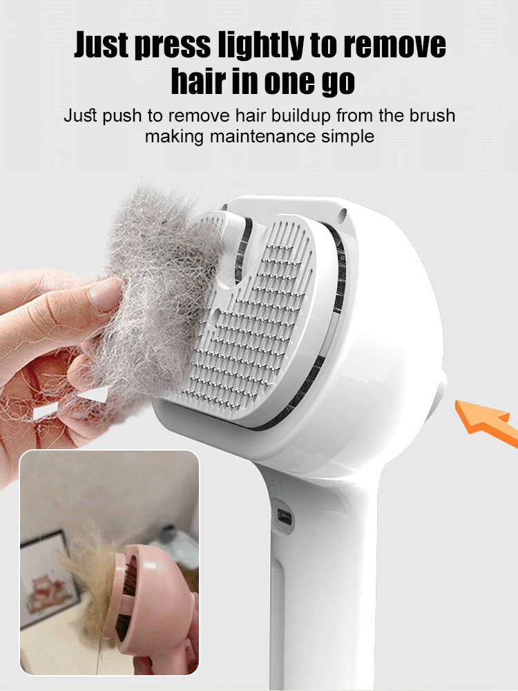 [Disinfecting comb] Pet spray disinfecting self-cleaning comb