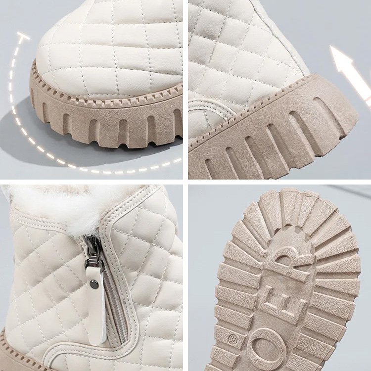 Bottes de pain à semelle épaisse en duvet