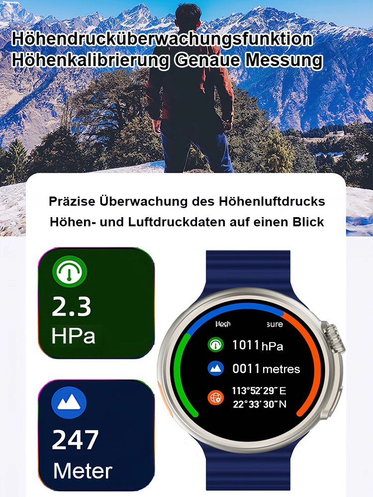 GT9 Rundbildschirm-Smart-Erkennungsuhr