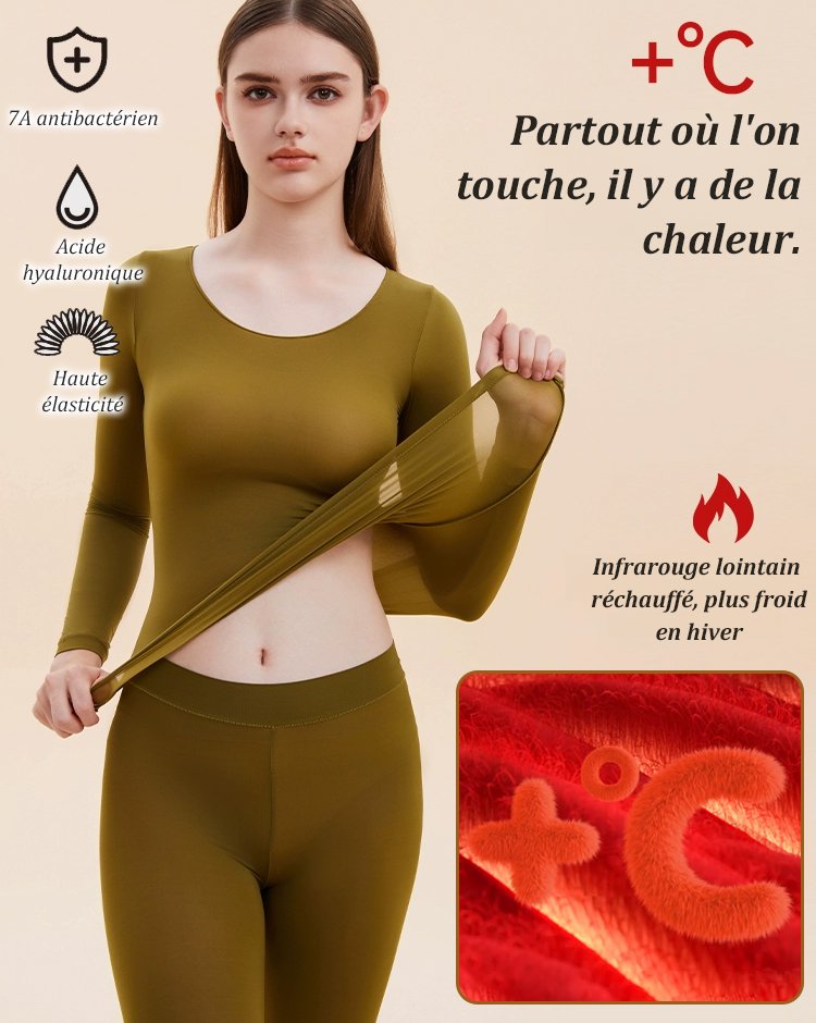 [température constante 37 degrés] sous-vêtement musculaire invisible ultra mince