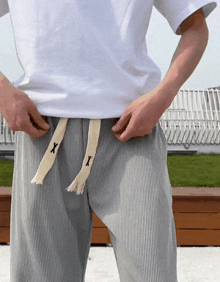 กางเกงชาย ผ้าไหมเย็น ยืดหยุ่นสูง